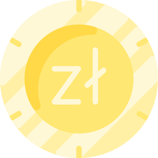 Zloty zloty coin currency icon