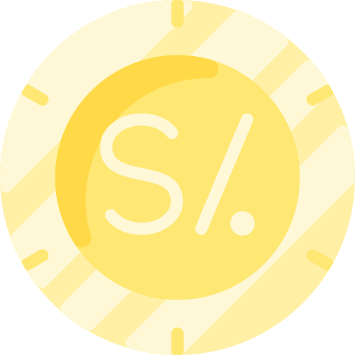 Peru finance business and finance cash icon