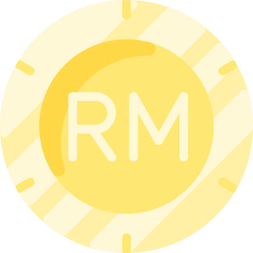 Ringgit finance cash currency icon