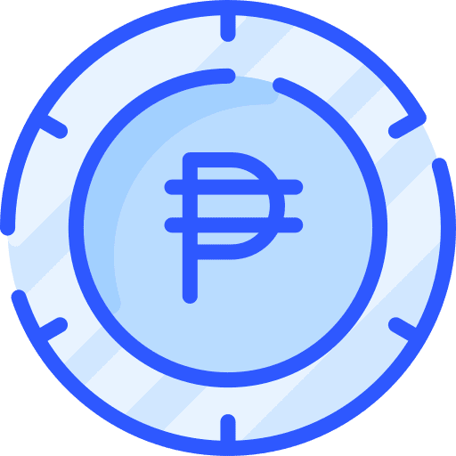 Philippine peso cash finance business and finance icon