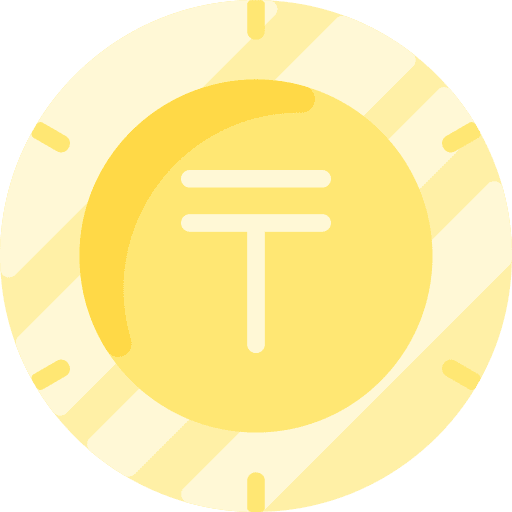 Tenge business currency money icon