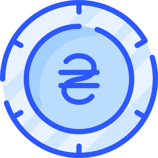 Hryvnia finance business and finance cash icon Hryvnia finance business and finance cash icon