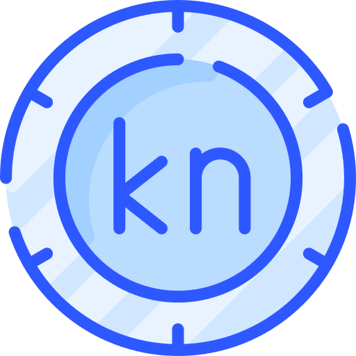 Kuna business coin money icon Kuna business coin money icon