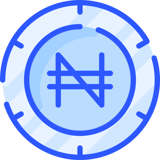 Naira business and finance money currency icon Naira business and finance money currency icon
