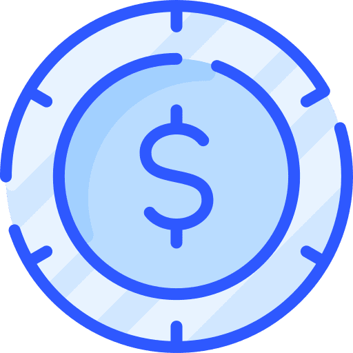 Dollar business money currency icon Dollar business money currency icon