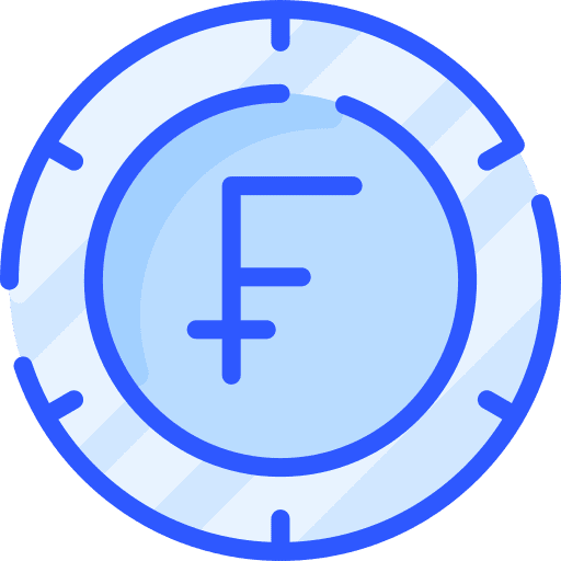 Swiss franc swiss franc currency business icon Swiss franc swiss franc currency business icon