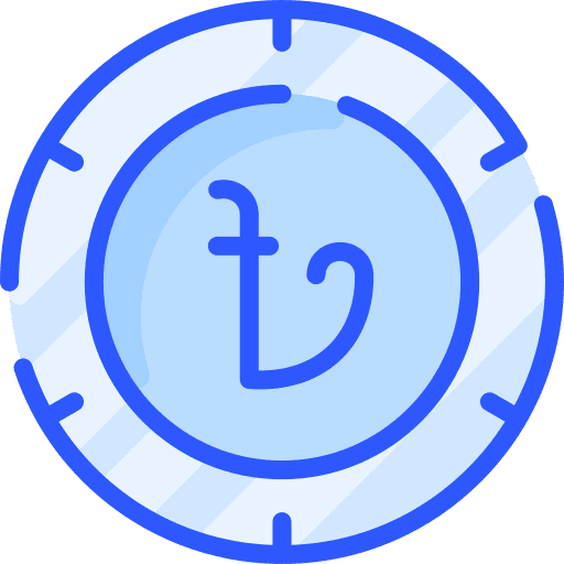 Taka business and finance cash currency icon Taka business and finance cash currency icon