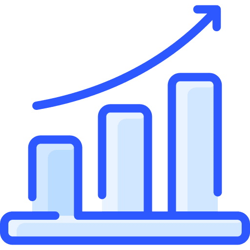 Grow up business and finance grow up analytics icon