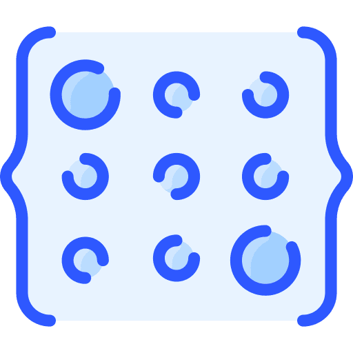 Matrix infographic business and finance data icon