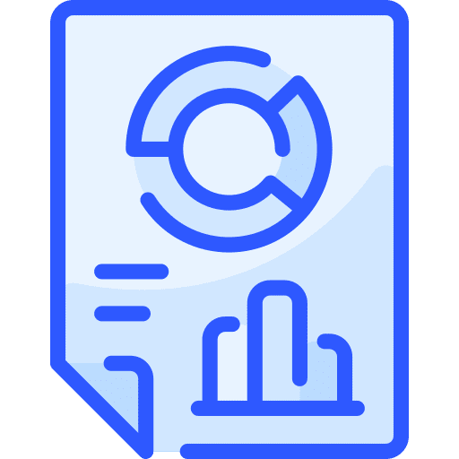 Report infographic data analytics icon