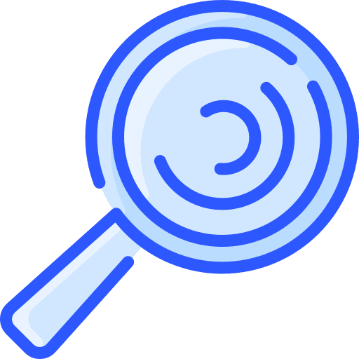 Magnifier magnifier magnifying glass analytics icon