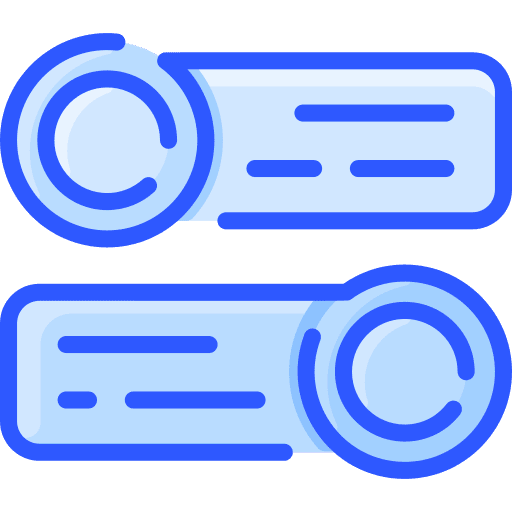Poll analytics data business and finance icon