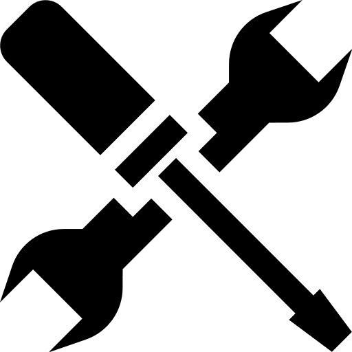 Mechanic screwdriver wrench mechanic icon