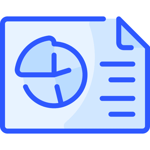 Report analytics business and finance diagram icon