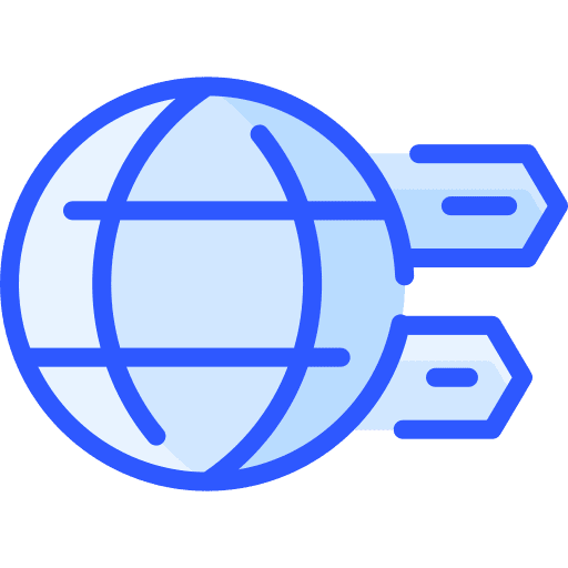 Worldwide business and finance poll analytics icon