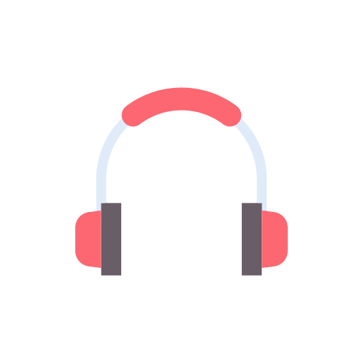 Headphones audio sound device icon Headphones audio sound device icon