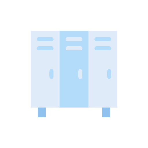 School locker security gym locker room icon