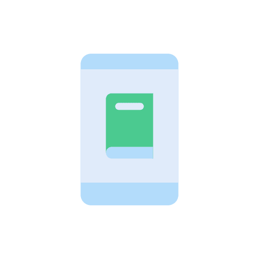 Online library mobile app ebook education icon Online library mobile app ebook education icon