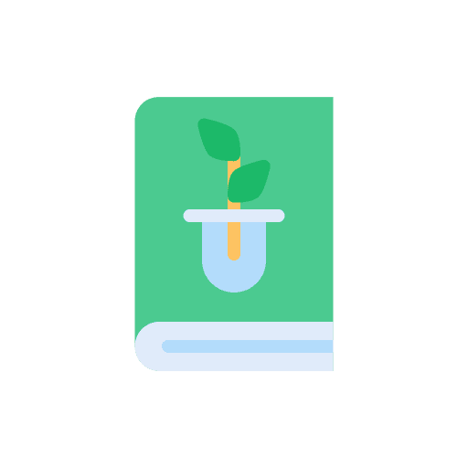 Biology plant education test tube icon Biology plant education test tube icon