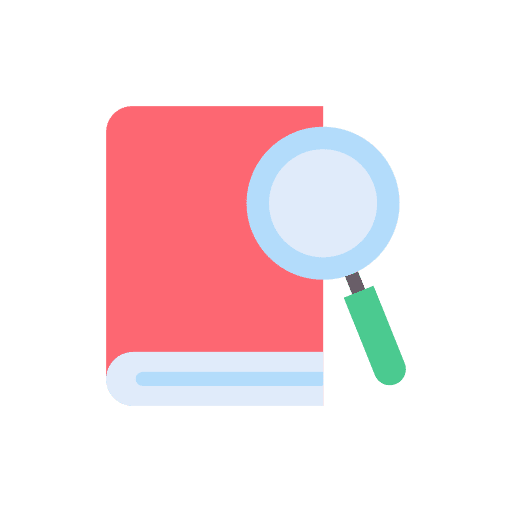 Search study magnifying glass enquiry icon Search study magnifying glass enquiry icon
