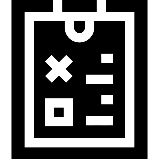 Checklist document plan survey icon Checklist document plan survey icon