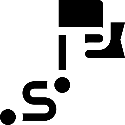 Destination travel itinerary tourism icon
