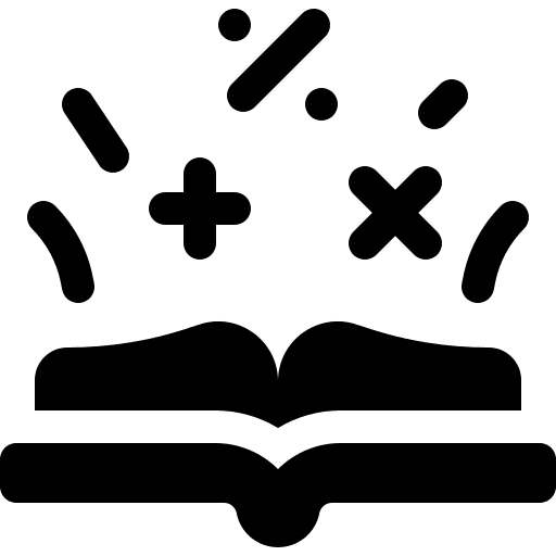 Maths study mathematics education icon