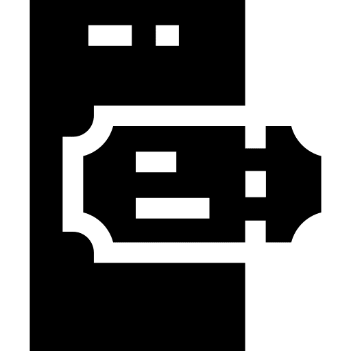 Ticket booking ticket plane icon Ticket booking ticket plane icon