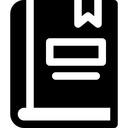 Book knowledge library bookmark icon