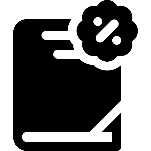 Discount education sales percentage icon Discount education sales percentage icon
