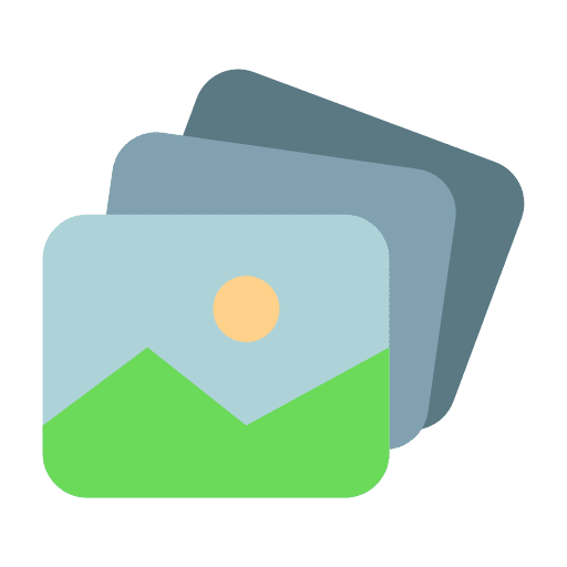 Photos photography image gallery interface icon