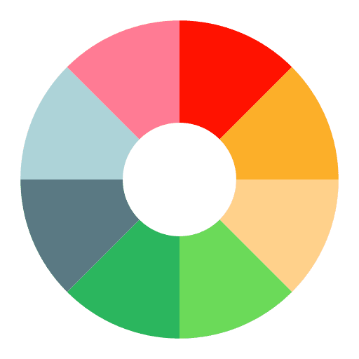 Color circle art and design color palette color wheel icon Color circle art and design color palette color wheel icon