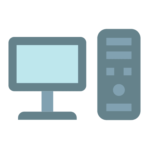 Computer technology tower pc desktop computer icon Computer technology tower pc desktop computer icon