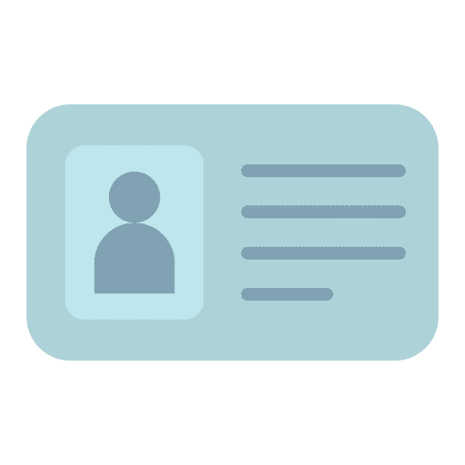 Id card id card user pass icon Id card id card user pass icon