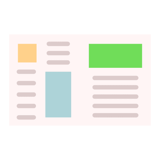 Magazine journalism news report newspaper icon Magazine journalism news report newspaper icon
