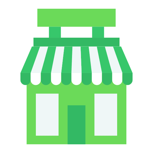Shop architecture and city shopping store grow shop icon Shop architecture and city shopping store grow shop icon