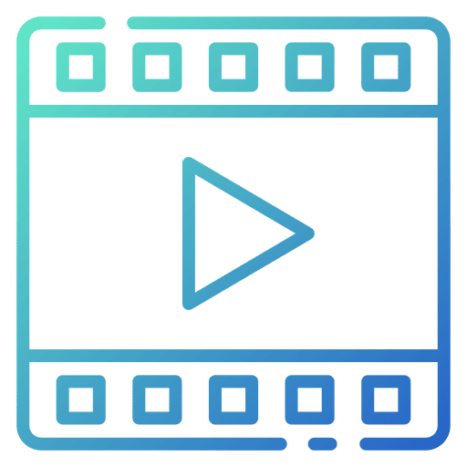 Video player video players video movie icon