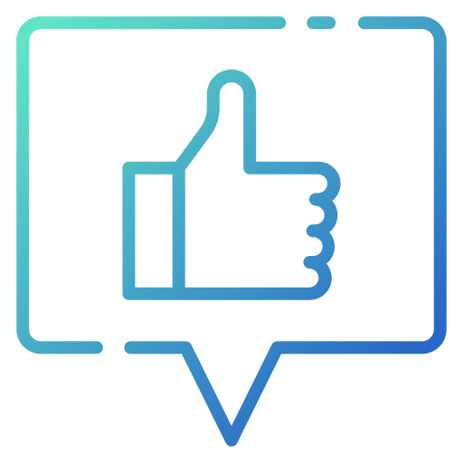 Good review customer computer quality icon