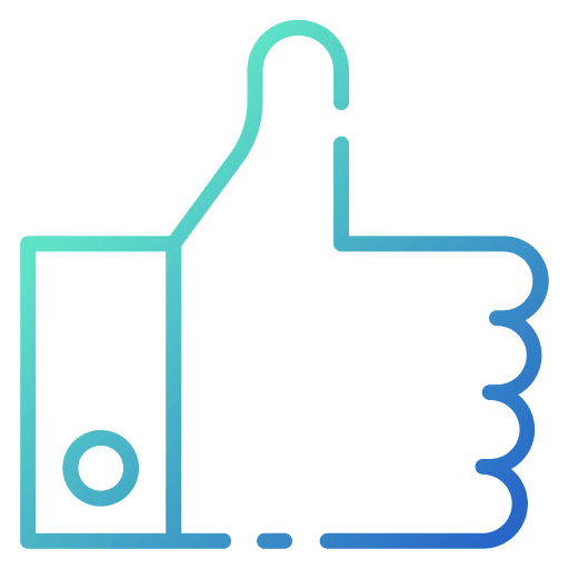 Like computer finger up thumb icon