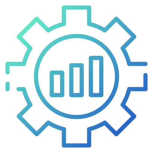 Performance graphic business impact business icon