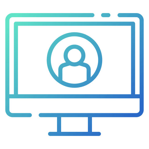 Personal profile account login computer icon