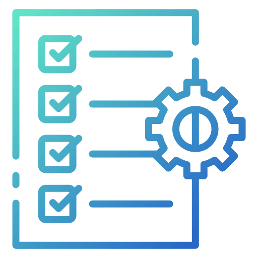 Evaluation to do list computer cross icon