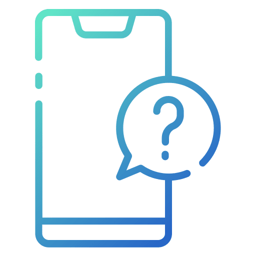 Question info ui computer icon