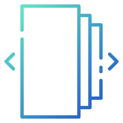 Slide slider horizontal layout icon