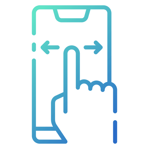 Swipe computer electronics finger icon