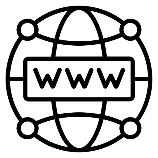 Internet www internet computer icon Internet www internet computer icon
