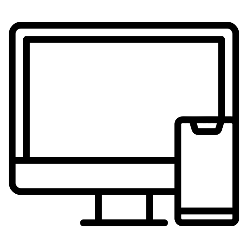 Responsive design screen interface computer icon Responsive design screen interface computer icon