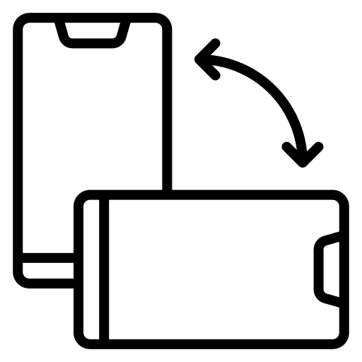 Orientation interface orientation transfer icon Orientation interface orientation transfer icon