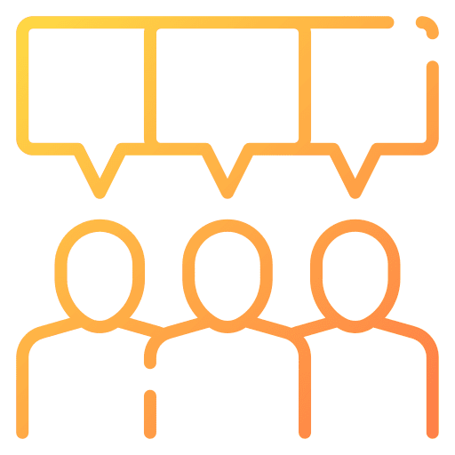 Forum group communications chat icon