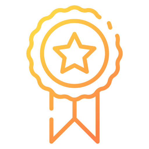 Badge sports and competition star champion icon